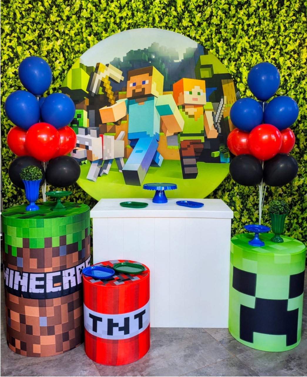 Minecraft - Kit Prata - Pegue e Brilha Decorações 