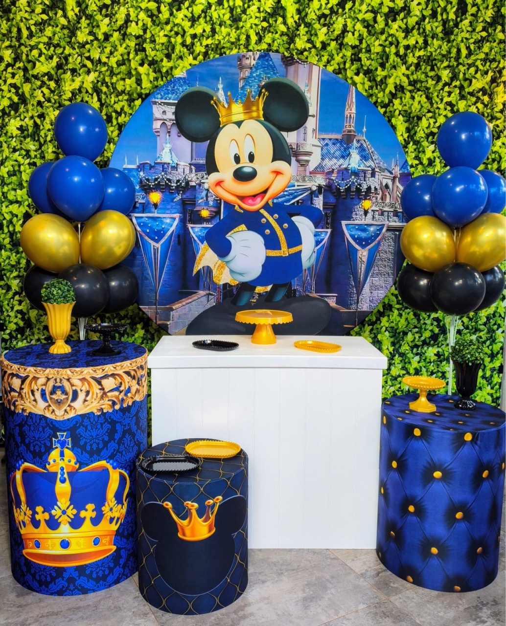 Mickey 01 - Kit Prata - Pegue e Brilha Decorações 