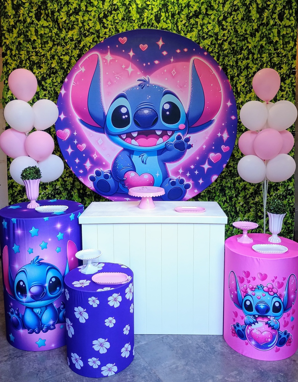 Stitch 01 - Kit Prata  - Pegue e Brilha Decorações 