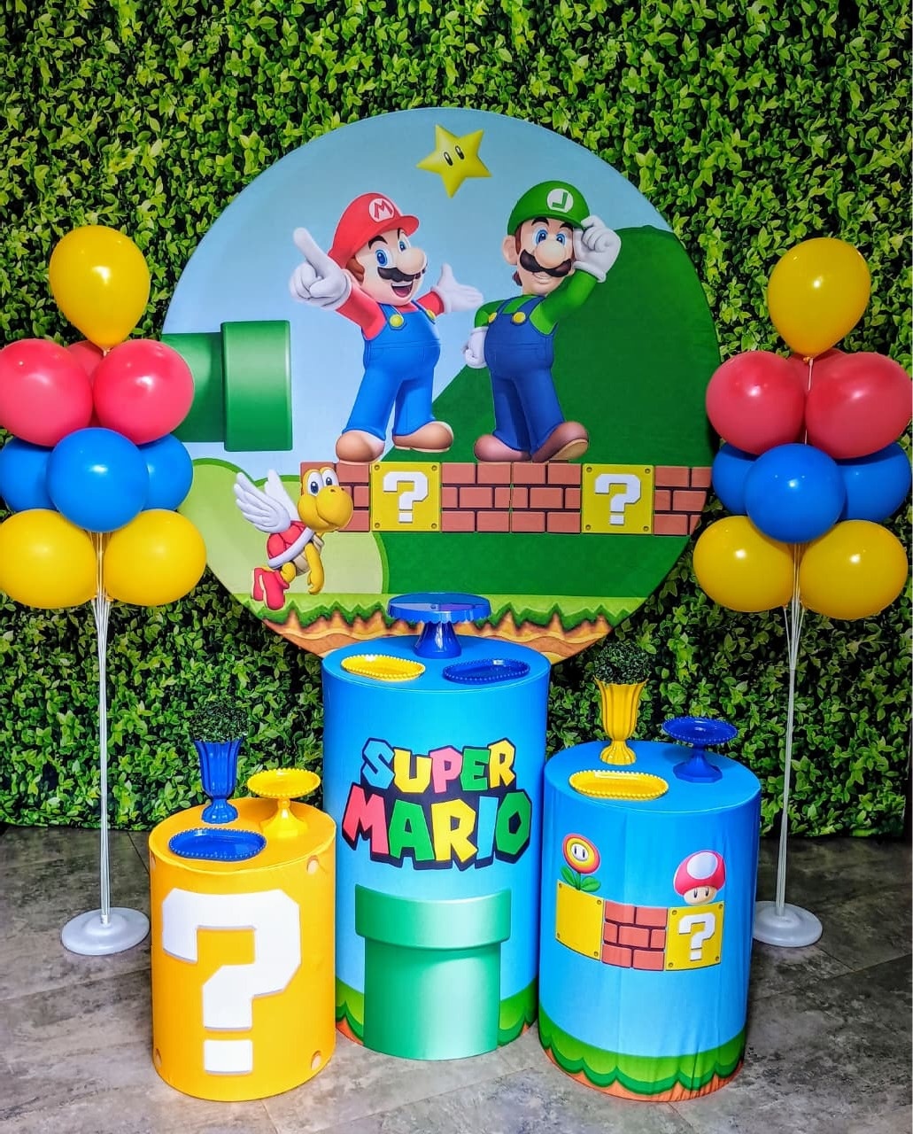 Super Mário 01 - Kit Bronze  - Pegue e Brilha Decorações 