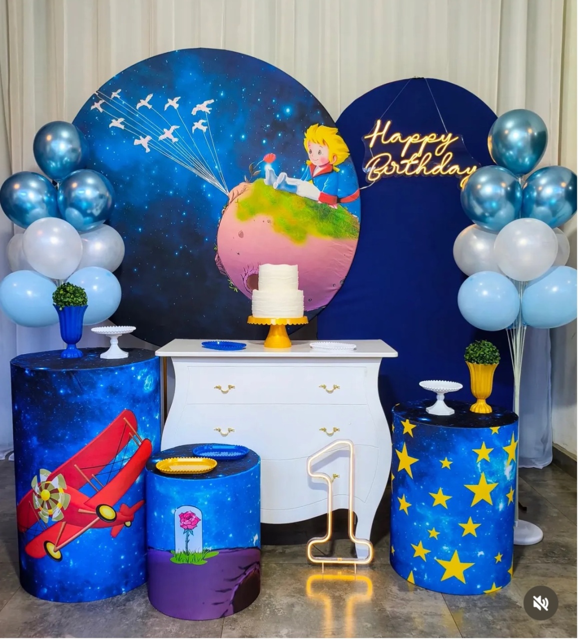 Pequeno Príncipe - Kit Ouro - Pegue e Brilha Decorações 
