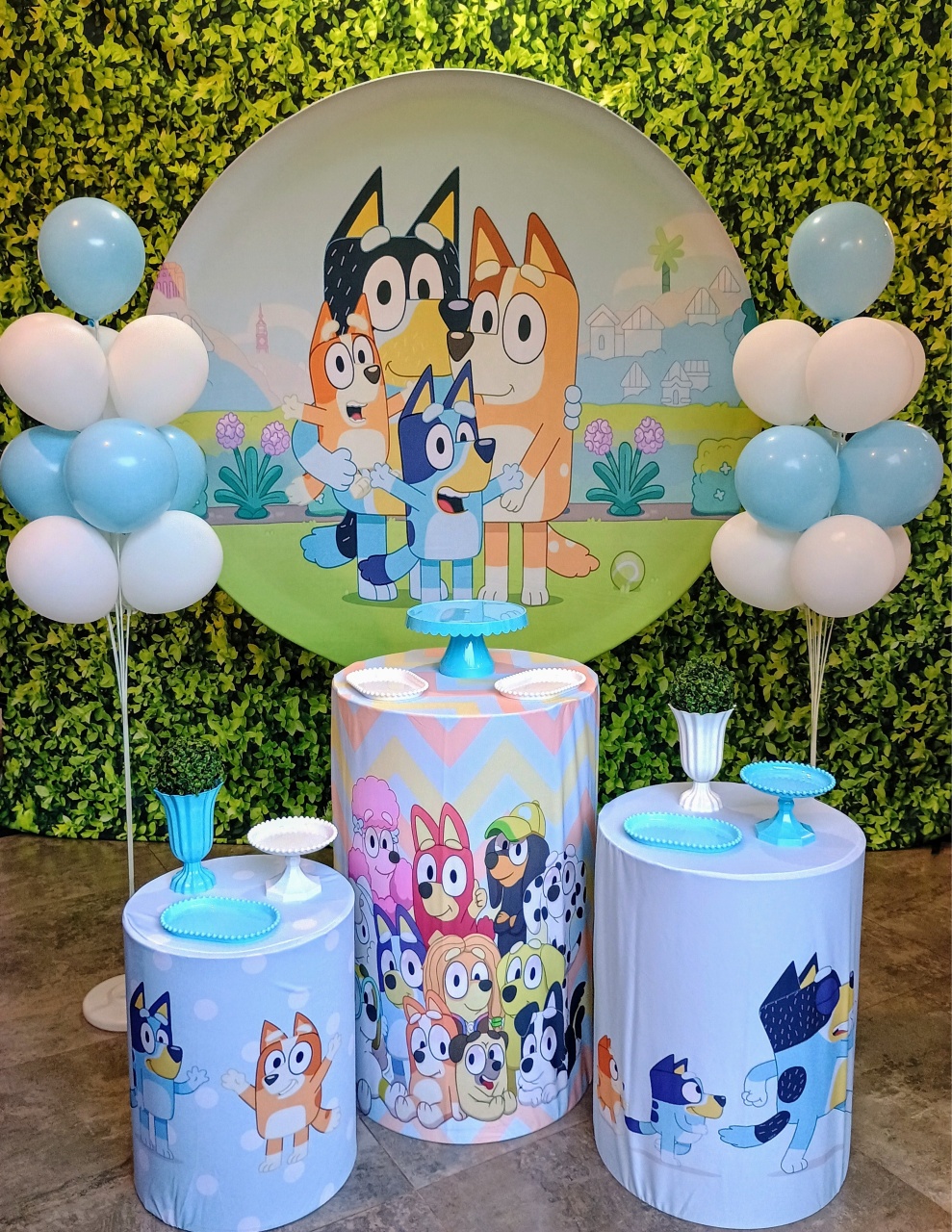 Bluey Menino - Kit Bronze  - Pegue e Brilha Decorações 