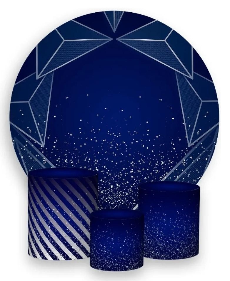 Masculino Azul Marinho - Kit Bronze  - Pegue e Brilha Decorações 