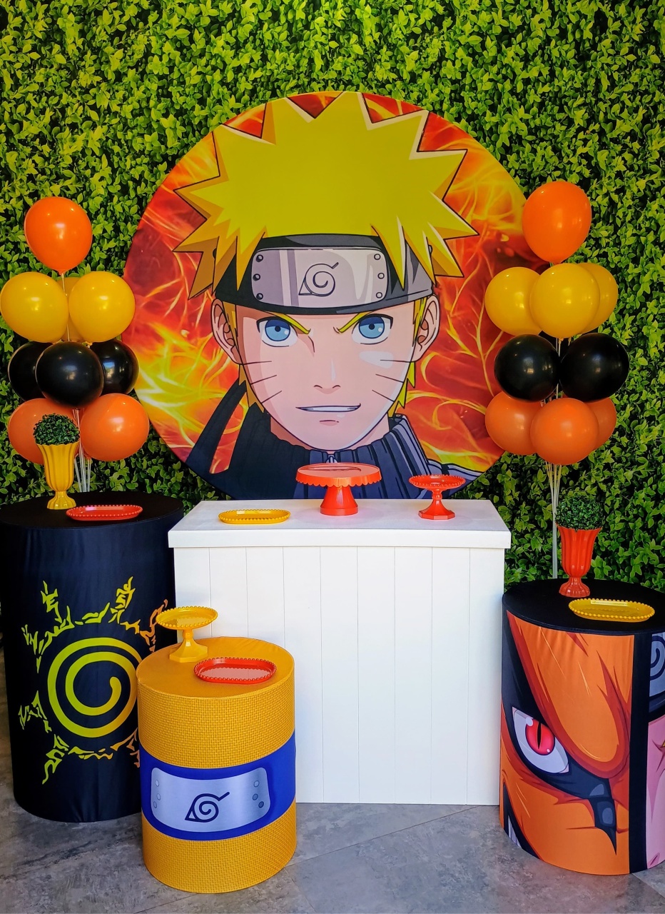 Naruto - Kit Prata  - Pegue e Brilha Decorações 