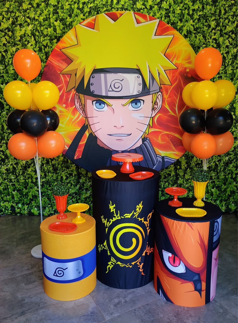 Naruto - Kit Bronze  - Pegue e Brilha Decorações 