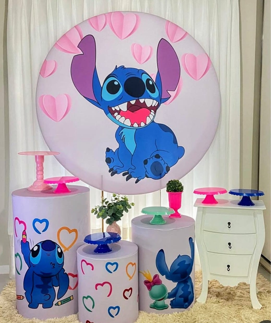 Stitch 02 - Kit Bronze  - Pegue e Brilha Decorações 