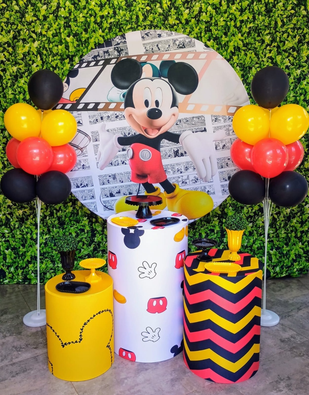 Mickey 02 - Kit Bronze - Pegue e Brilha Decorações 