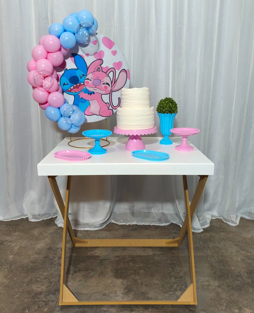 Mini Kit - Stitch    - Pegue e Brilha Decorações 