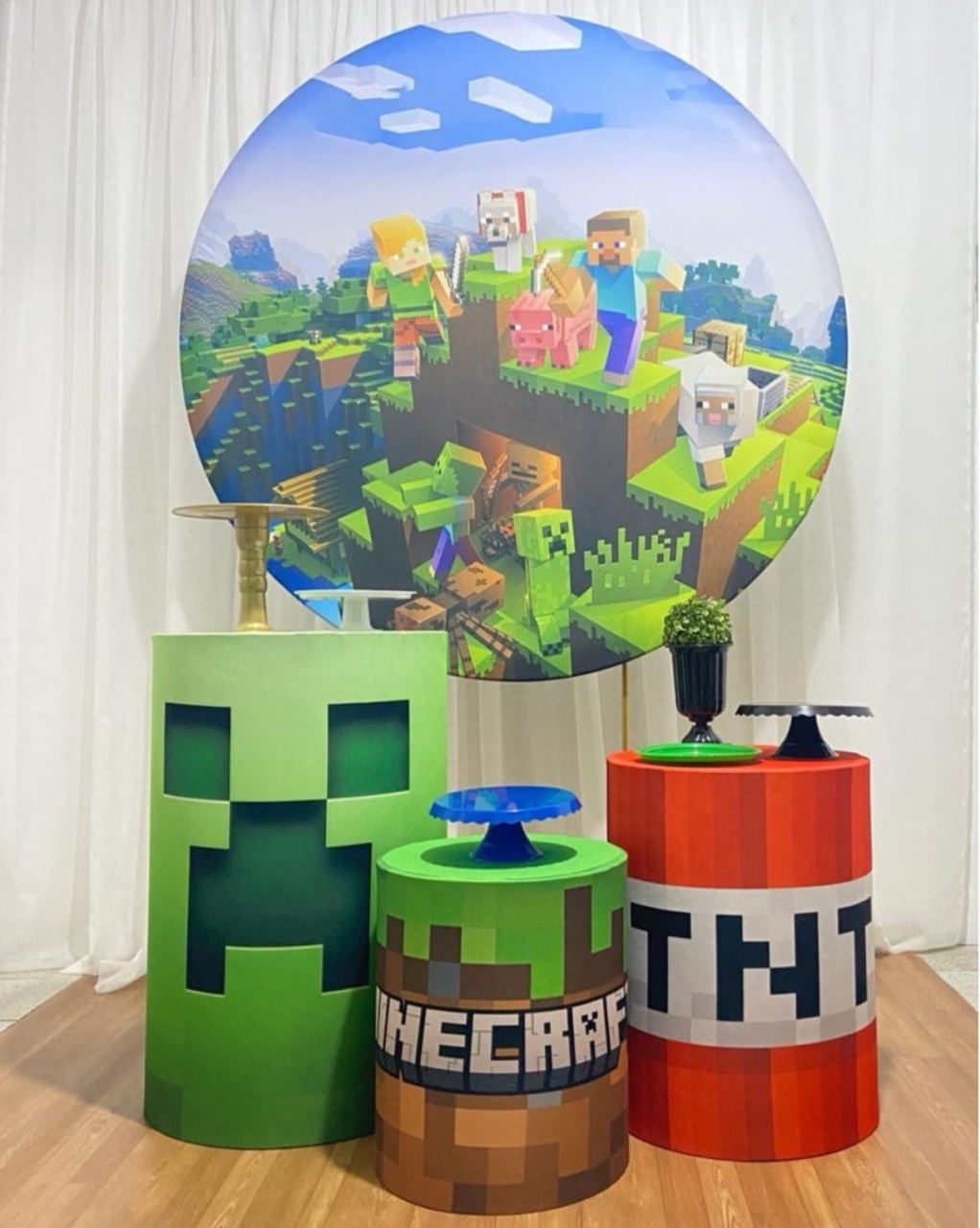 Minecraft Mod.2 - Kit Bronze - Pegue e Brilha Decorações 