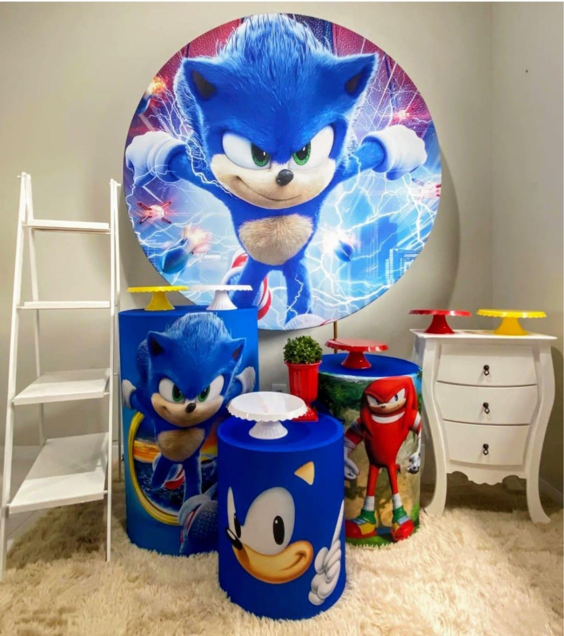 Sonic 2 - Kit Bronze - Pegue e Brilha Decorações 