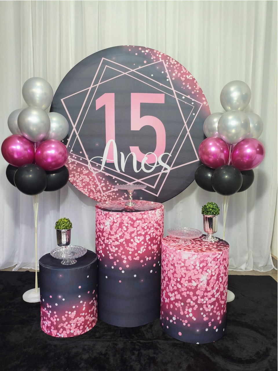 15 Anos - Kit Bronze - Pegue e Brilha Decorações 