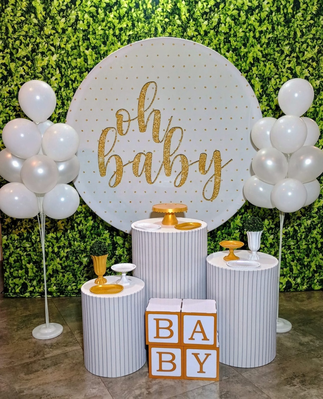 Chá Revelação 03 - Kit Bronze - Pegue e Brilha Decorações 
