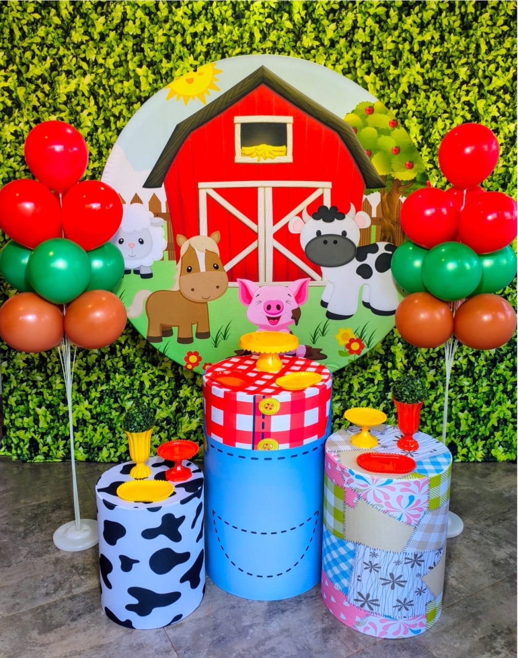 Fazendinha Menino - Kit Bronze - Pegue e Brilha Decorações 