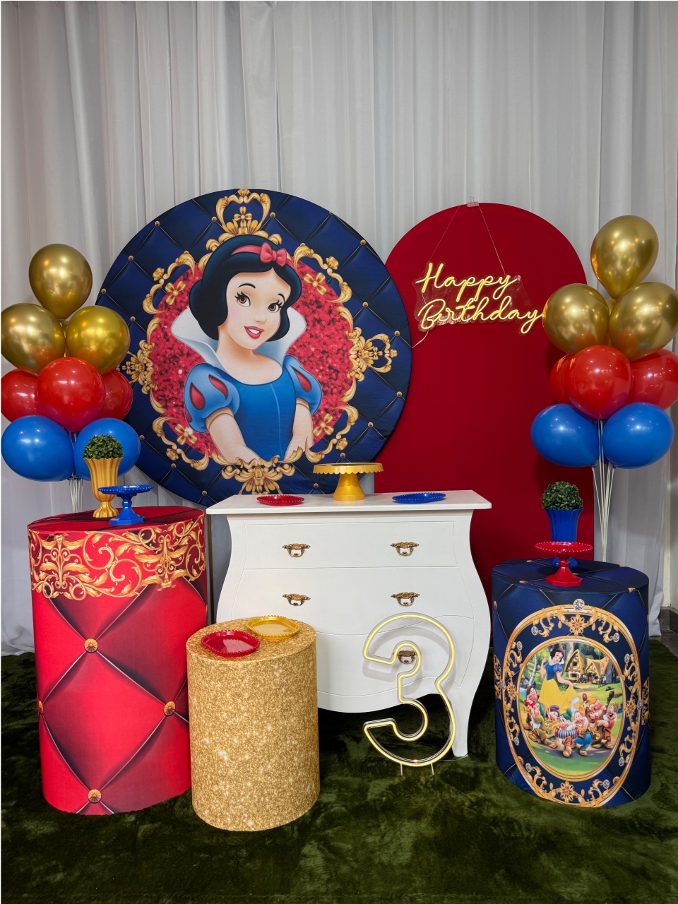 Branca de Neve Clássica - Kit Vitrine - Pegue e Brilha Decorações 