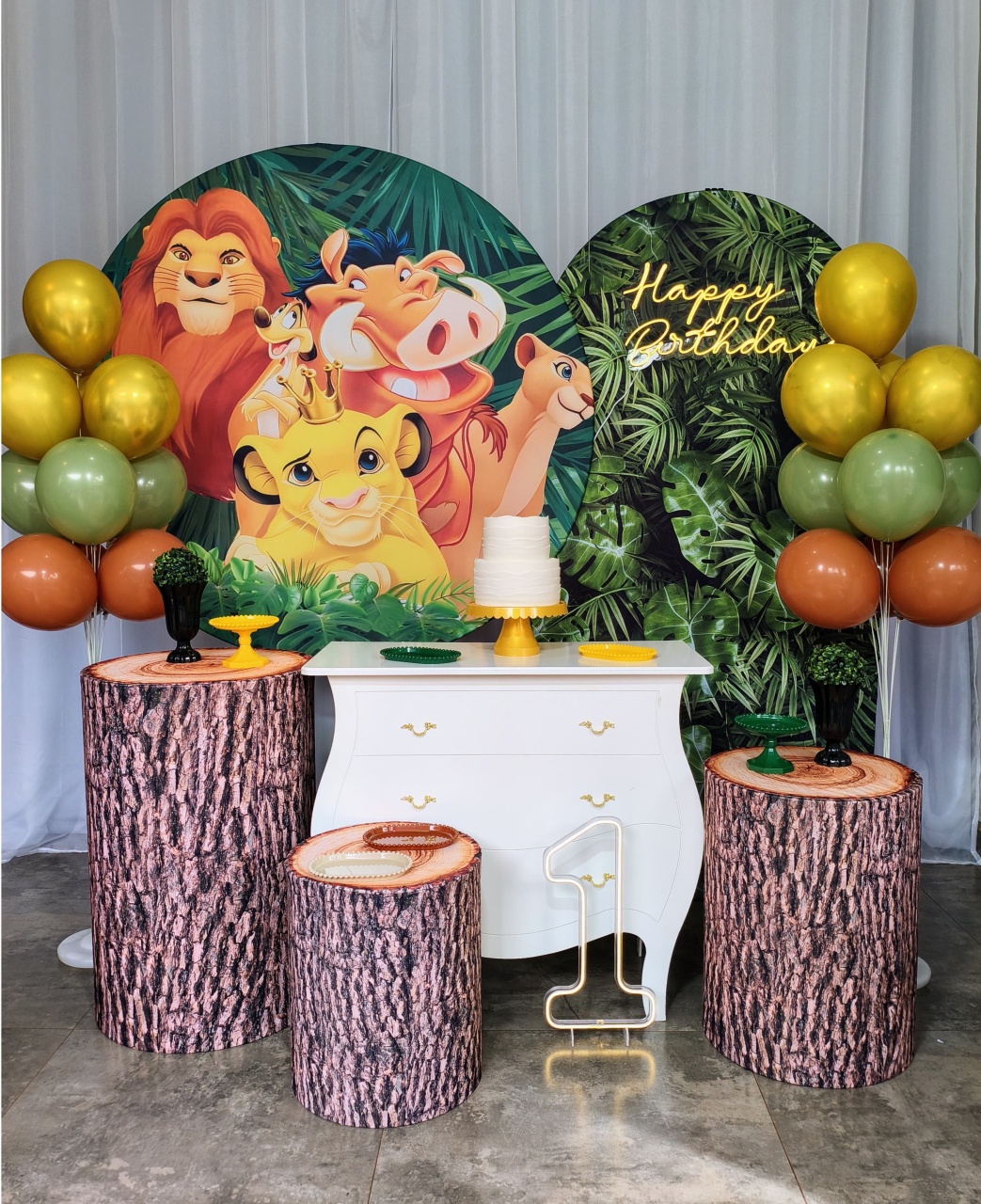 Rei Leão - Kit Ouro - Pegue e Brilha Decorações 