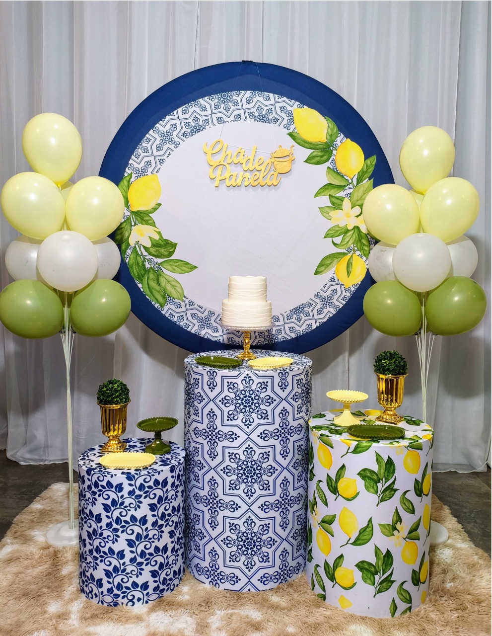 Chá de Cozinha E Chá de Panela 01 - Kit Bronze - Pegue e Brilha Decorações 