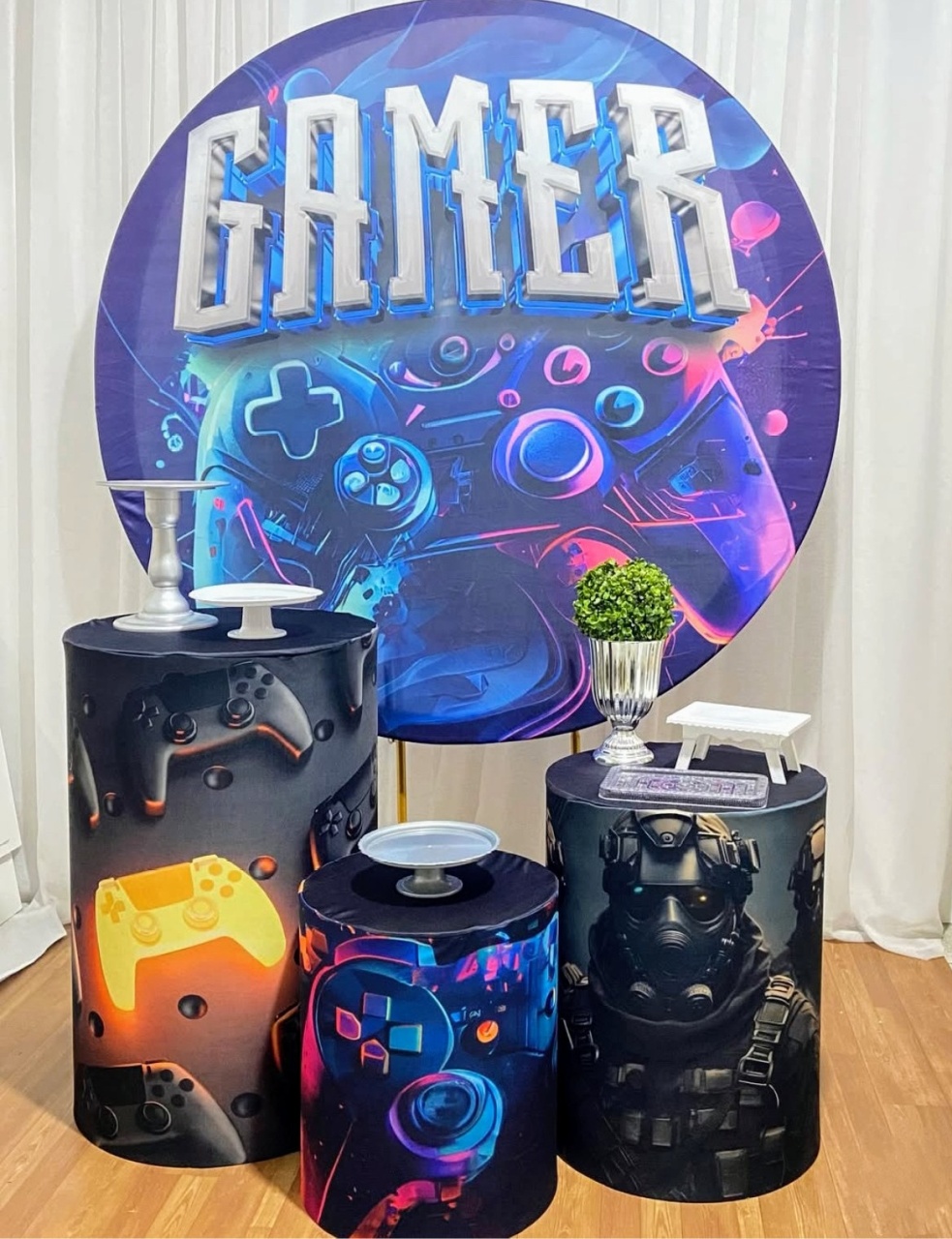 Gamer - Kit Bronze     - Pegue e Brilha Decorações 