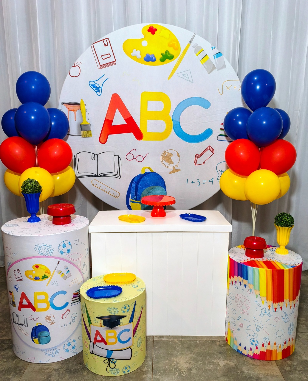 Abc Formatura - Kit Prata  - Pegue e Brilha Decorações 