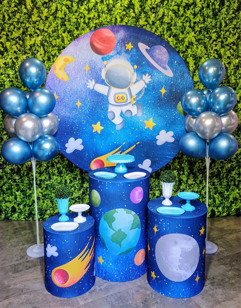 Astronauta 01 - Kit Bronze  - Pegue e Brilha Decorações 