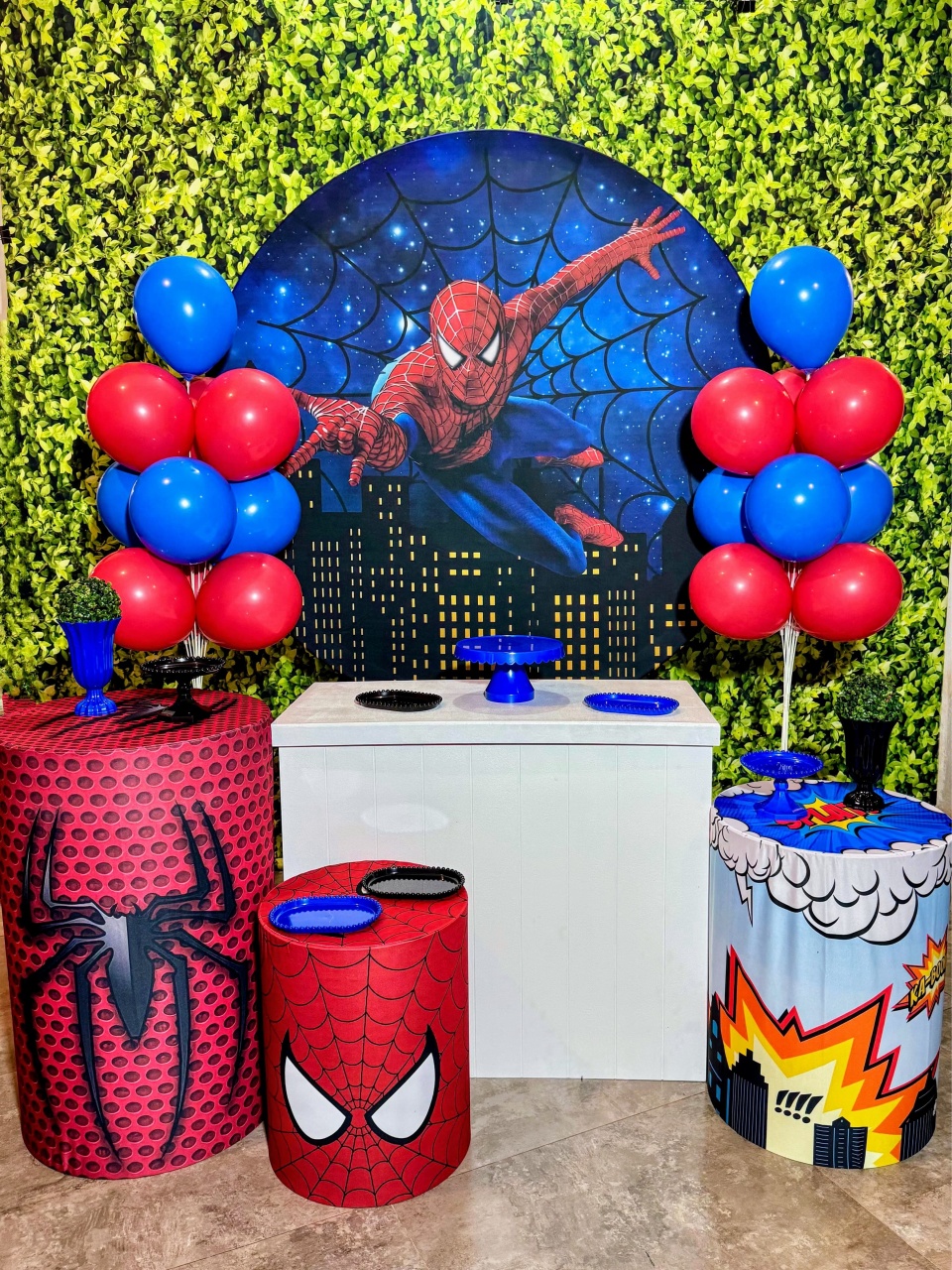 Homem Aranha - Kit Prata  - Pegue e Brilha Decorações 
