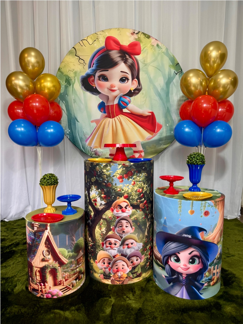 Branca de Neve Baby - Kit Bronze - Pegue e Brilha Decorações 