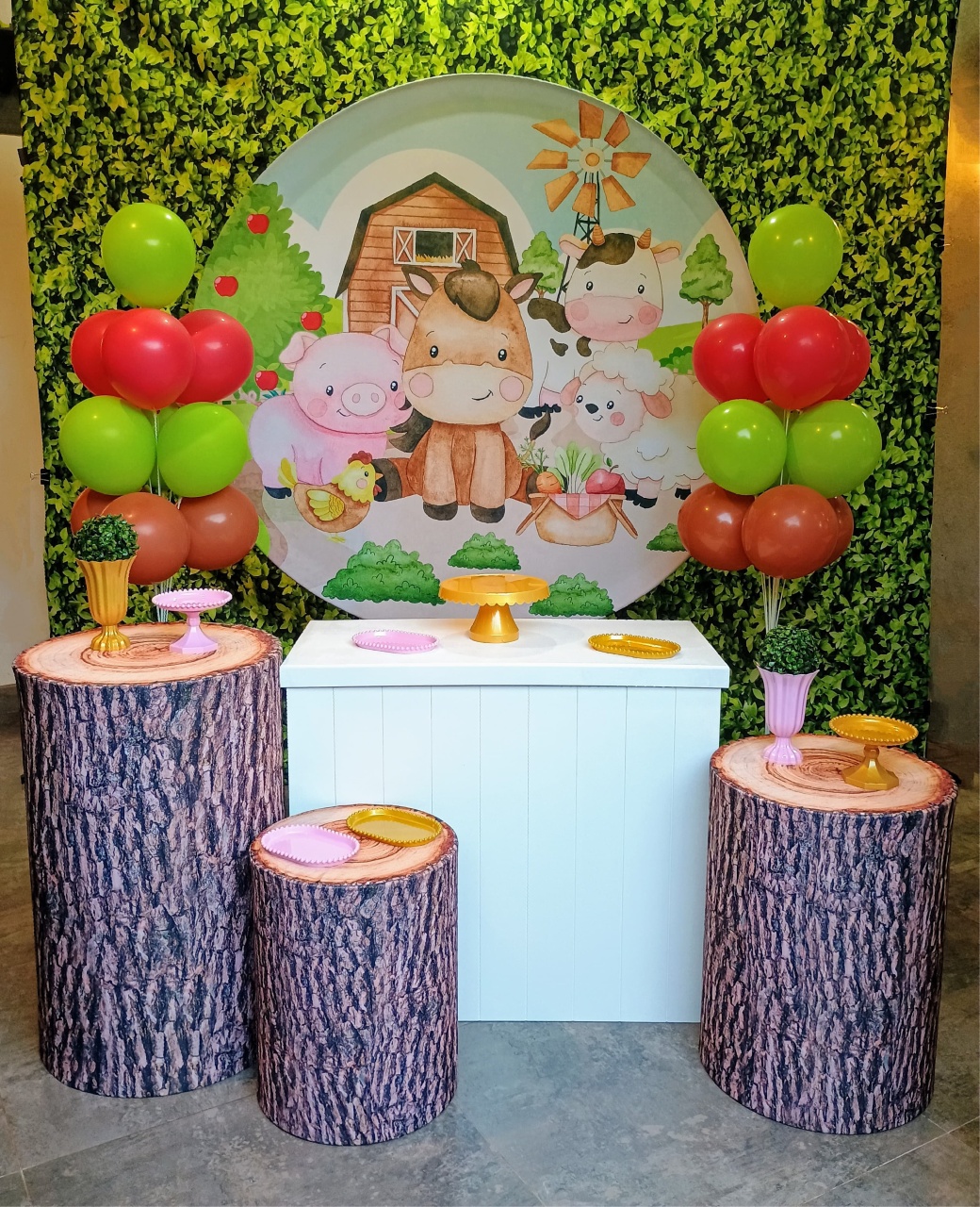 Fazendinha 01 - Kit Prata  - Pegue e Brilha Decorações 