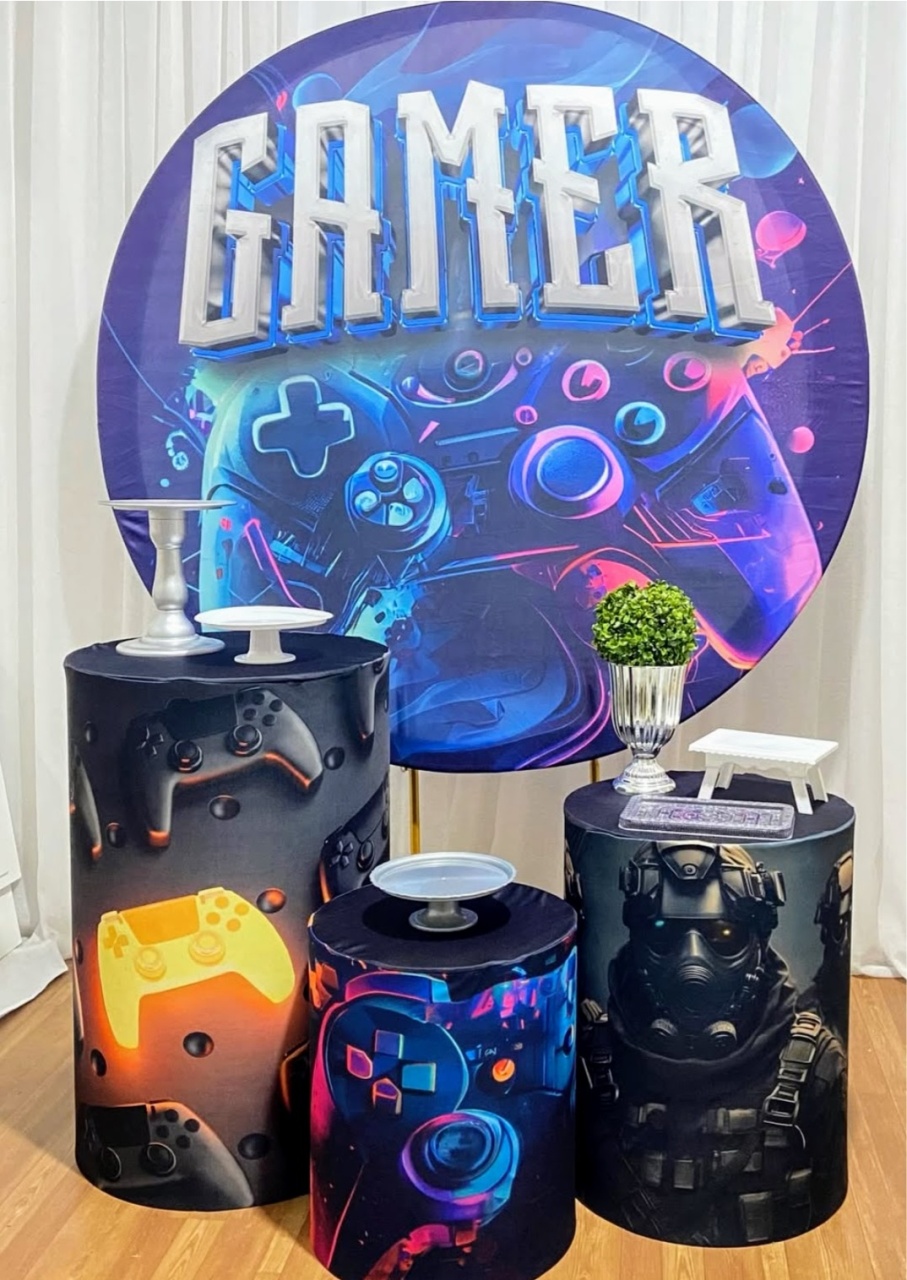 Gamer 02 - Kit Bronze - Pegue e Brilha Decorações 