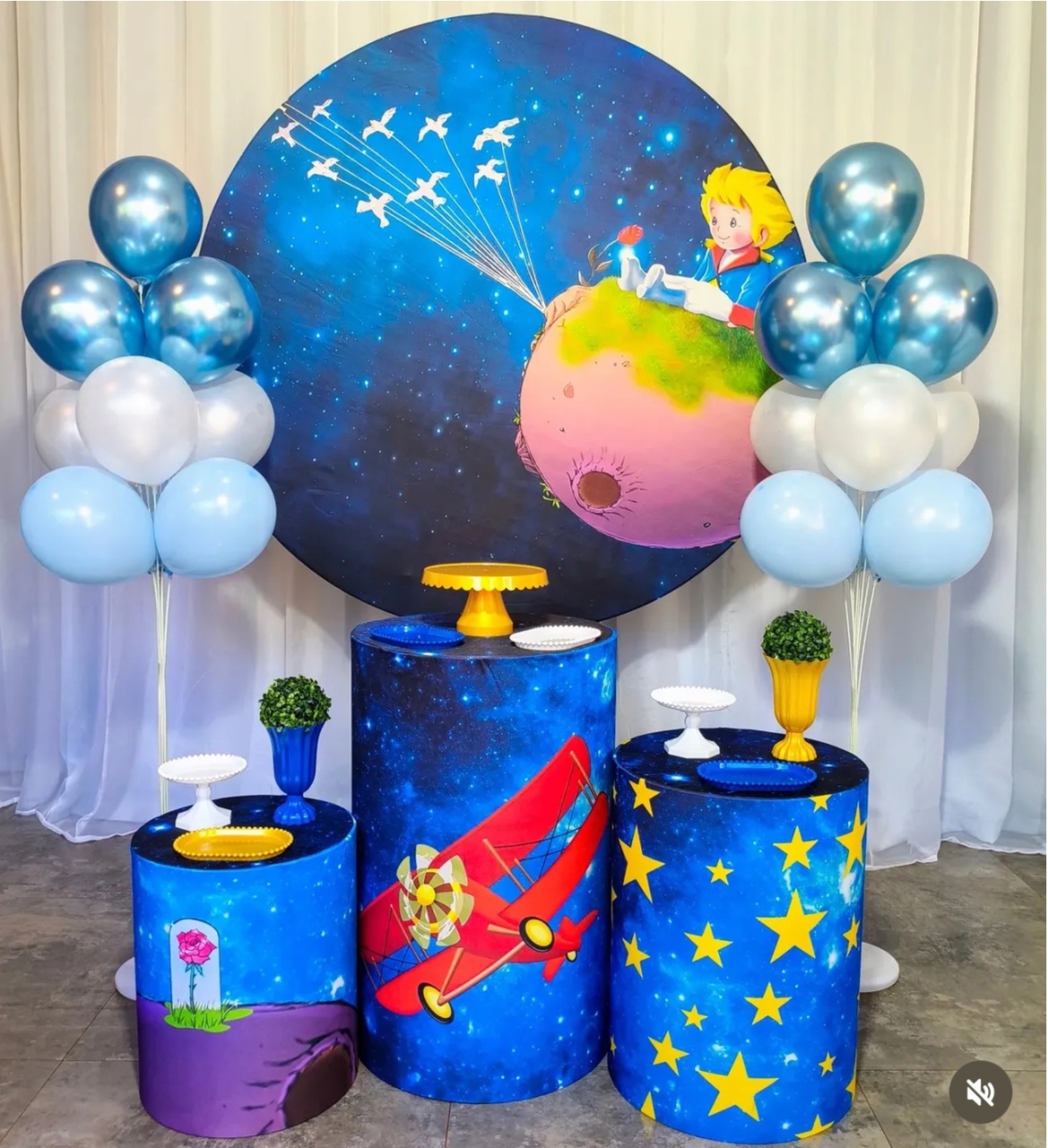 Pequeno Príncipe - Kit Bronze - Pegue e Brilha Decorações 