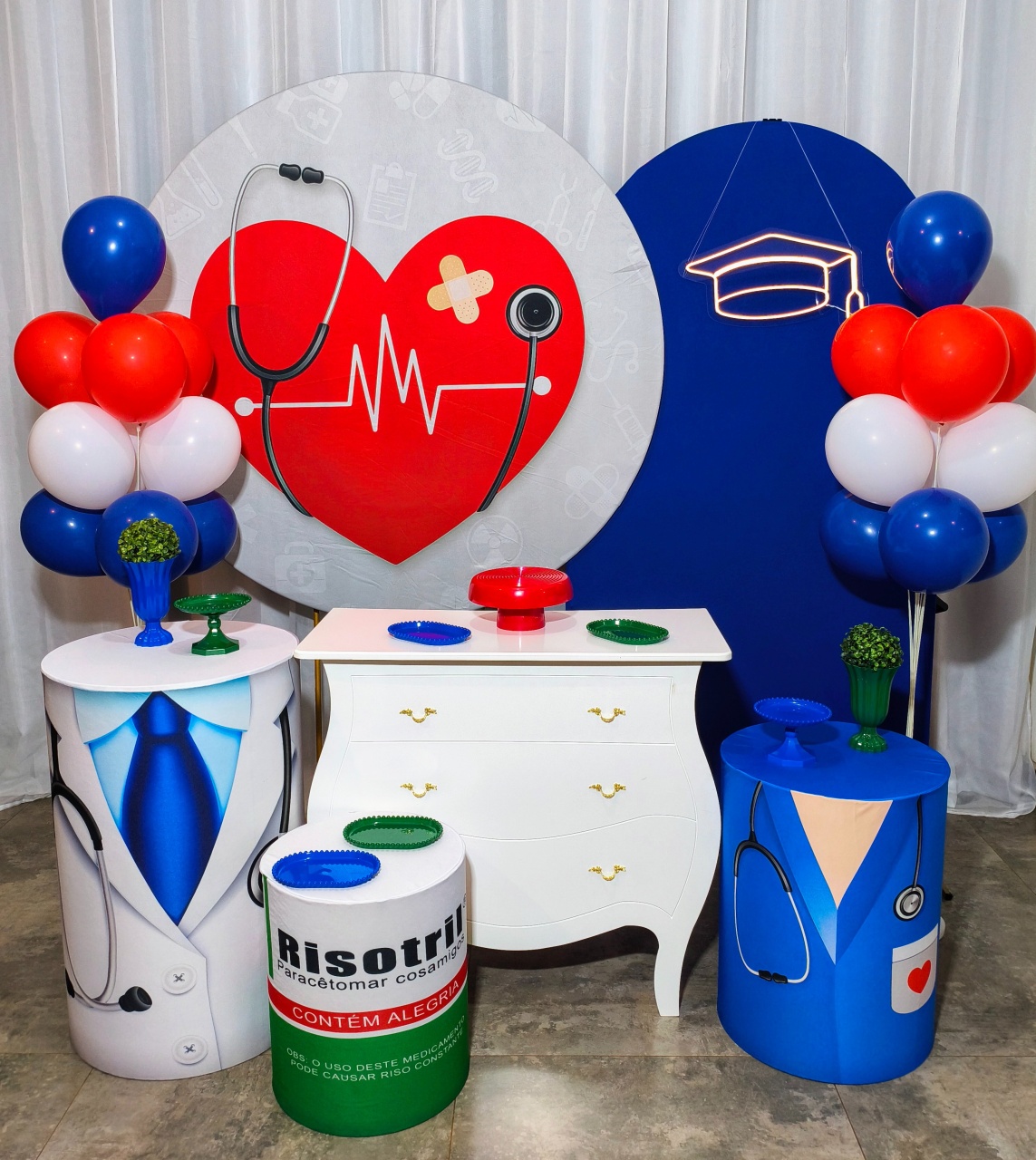 Profissionais da Saúde E Medicina - Kit Ouro C/ Led - Pegue e Brilha Decorações 