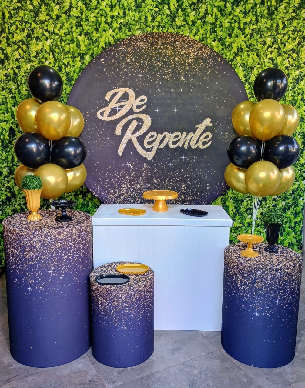 de Repente - Kit Prata  - Pegue e Brilha Decorações 
