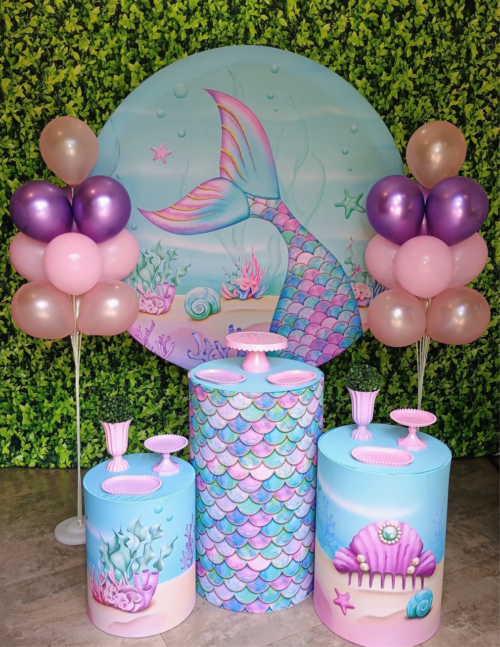 Sereia - Kit Bronze  - Pegue e Brilha Decorações 