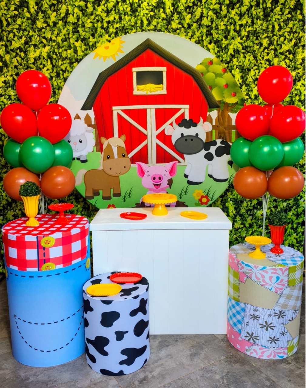 Fazendinha Menino - Kit Prata - Pegue e Brilha Decorações 