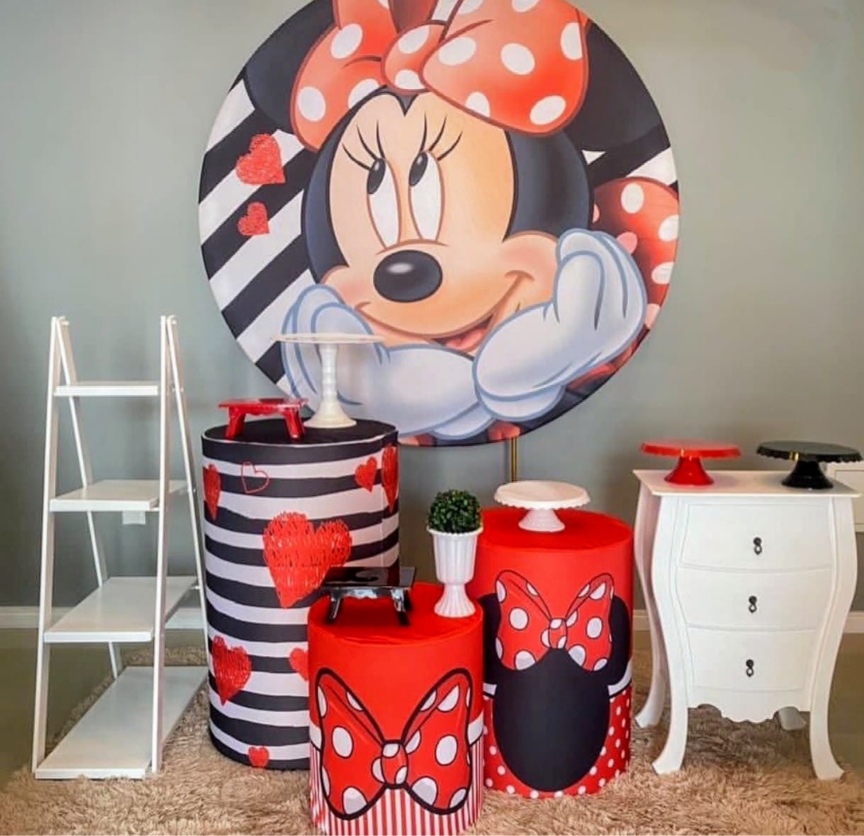 Minnie 01 - Kit Bronze        - Pegue e Brilha Decorações 