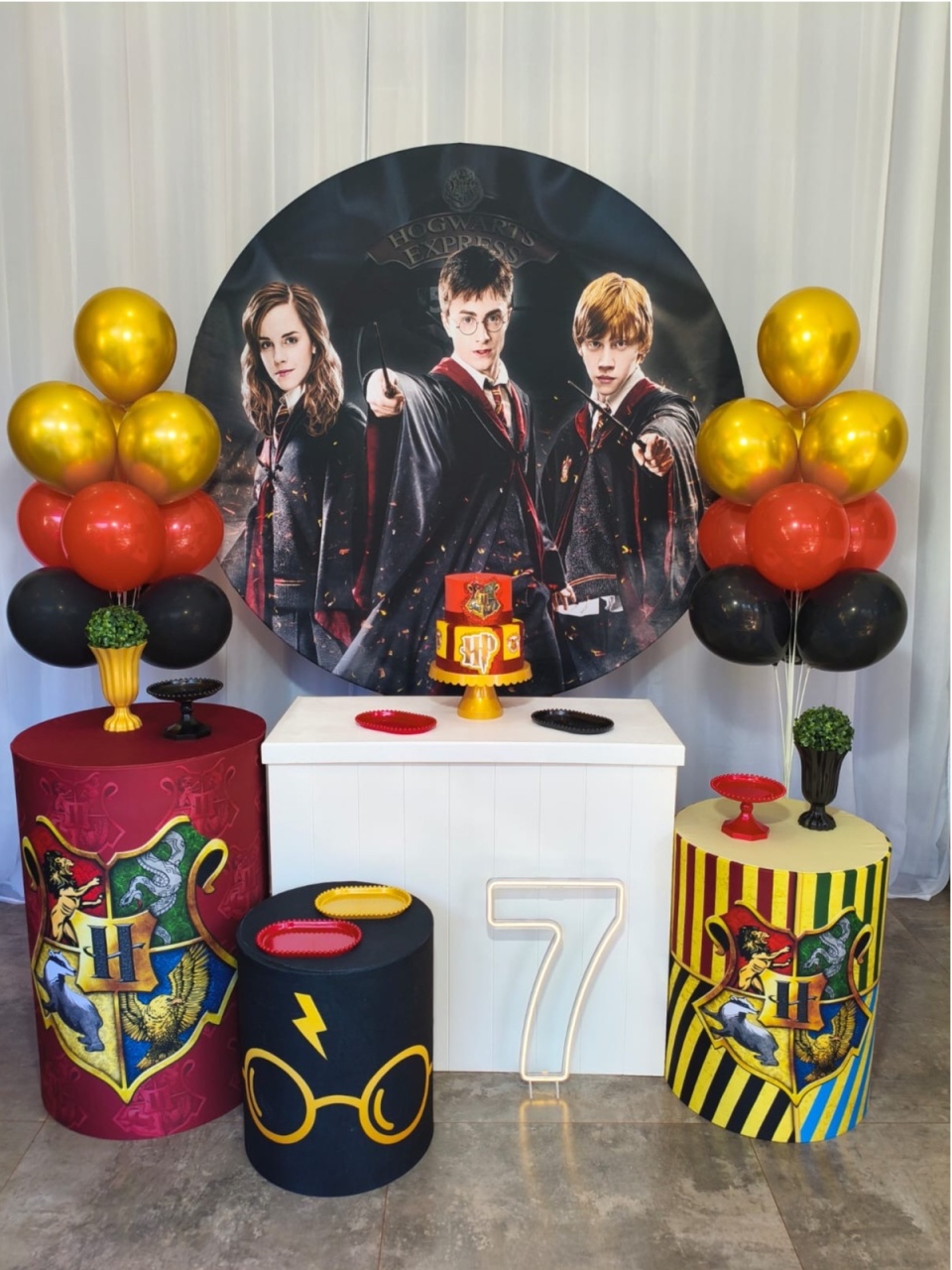 Harry Potter - Kit Prata - Pegue e Brilha Decorações 