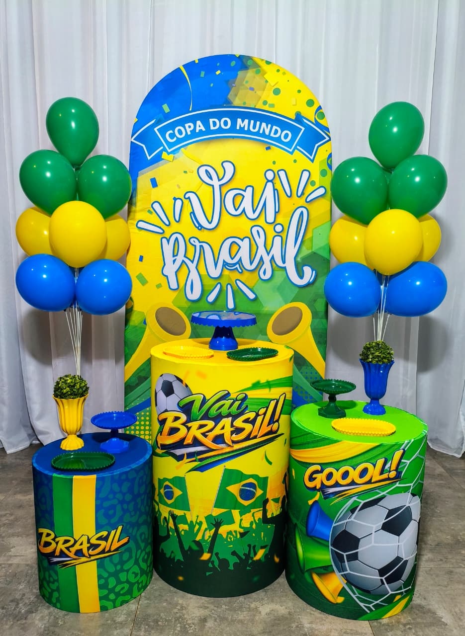 Copa Painel Romano - Kit Bronze - Pegue e Brilha Decorações 