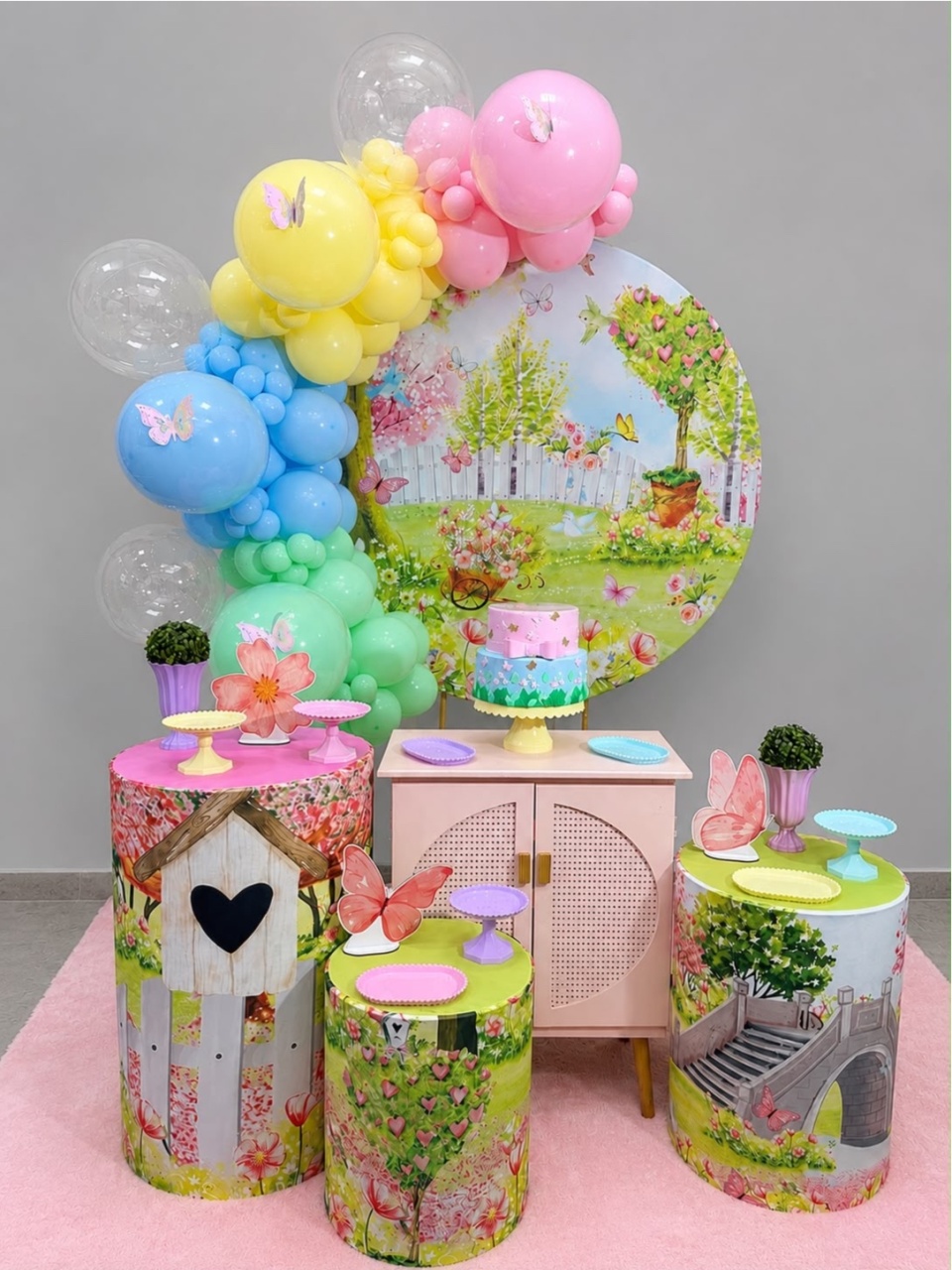 Jardim Encantado - Kit Vitrine - Ii - Pegue e Brilha Decorações 