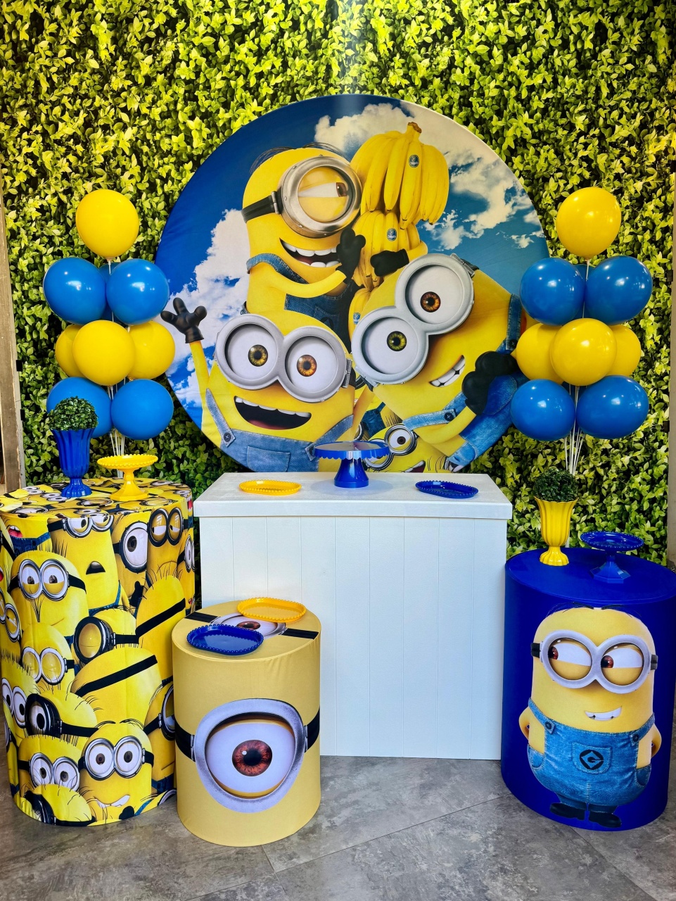 Minions - Kit Prata  - Pegue e Brilha Decorações 