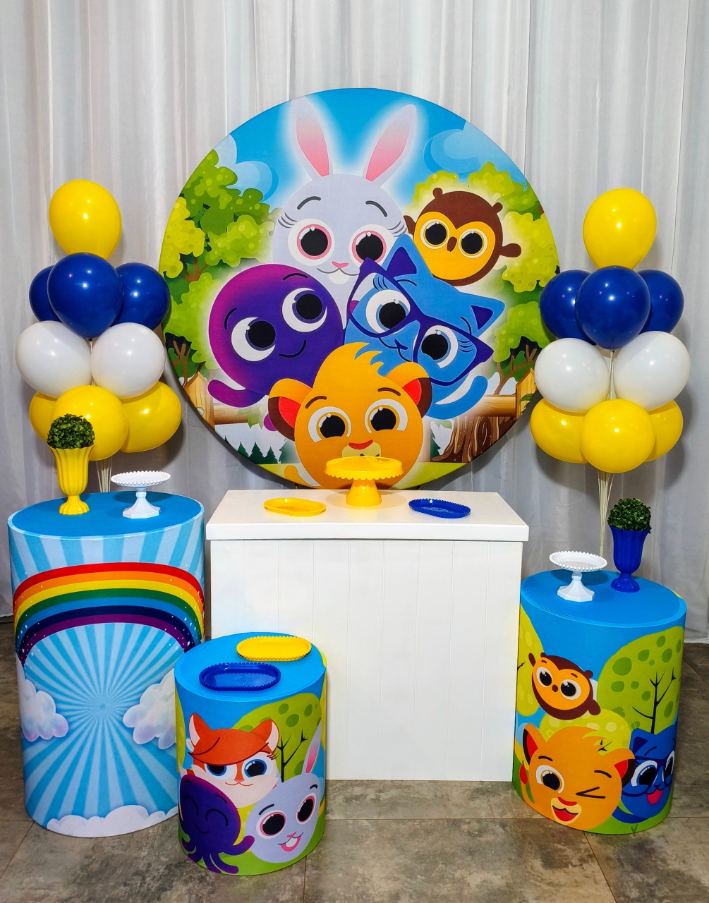 Bolofofo Menino - Kit Prata - Pegue e Brilha Decorações 
