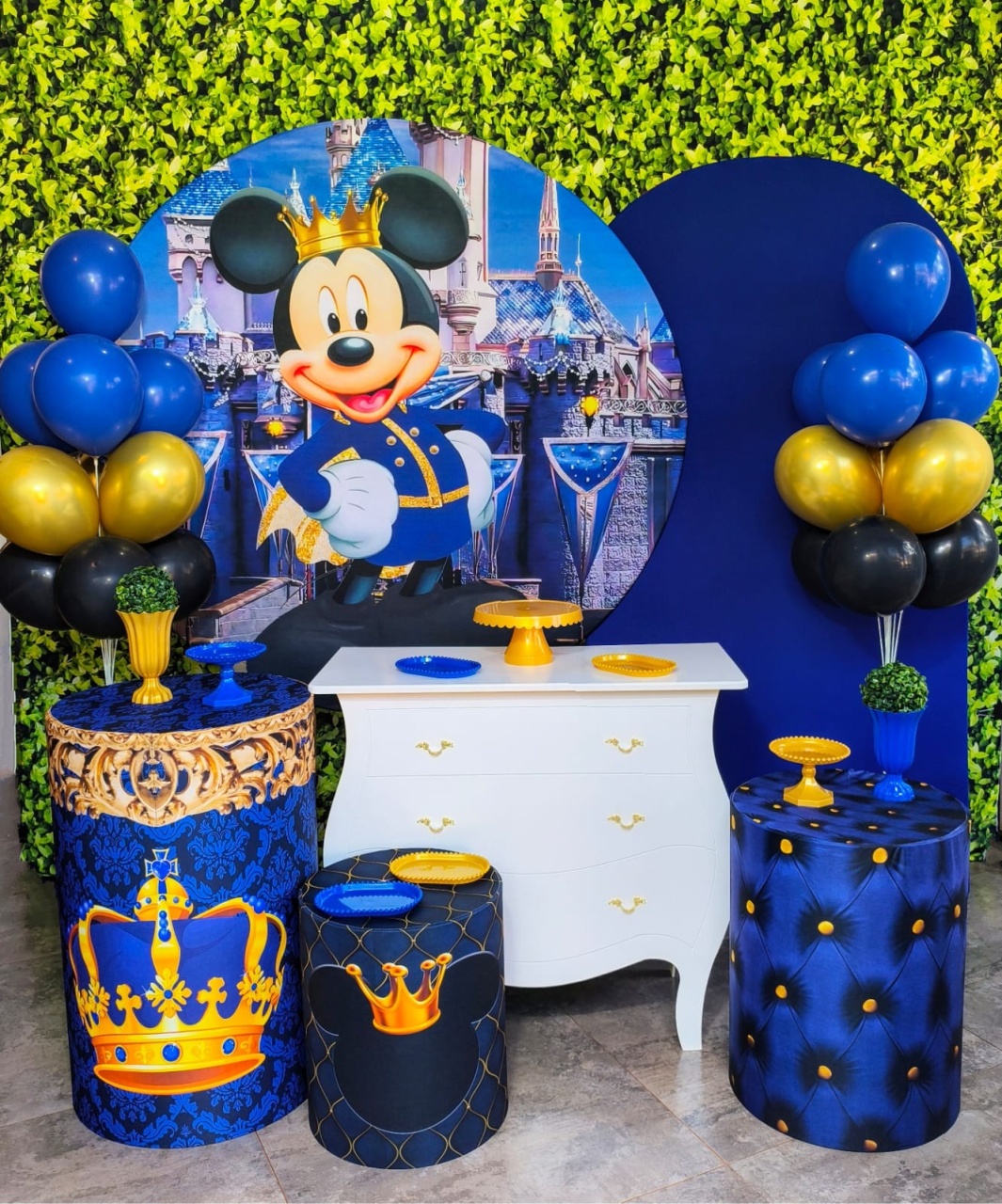 Mickey 01 - Kit Ouro - Pegue e Brilha Decorações 
