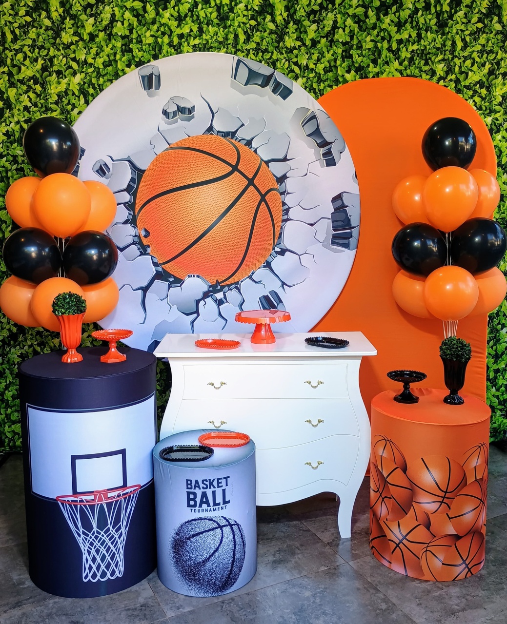 Basquete 01 - Kit Ouro  - Pegue e Brilha Decorações 