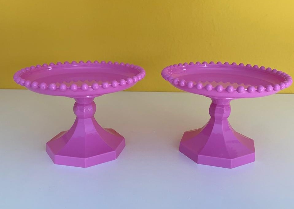 Boleira Mini Perola Pequena Rosa Pink - Mabe Pegue e Monte Festas