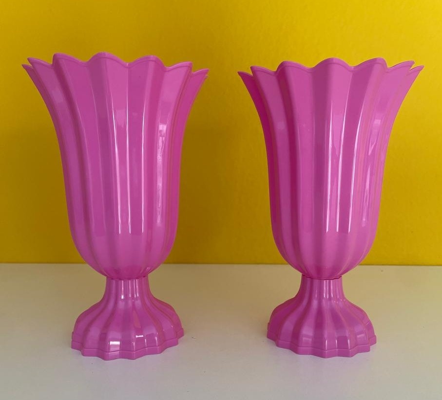Vaso Rosa Pink - Mabe Pegue e Monte Festas