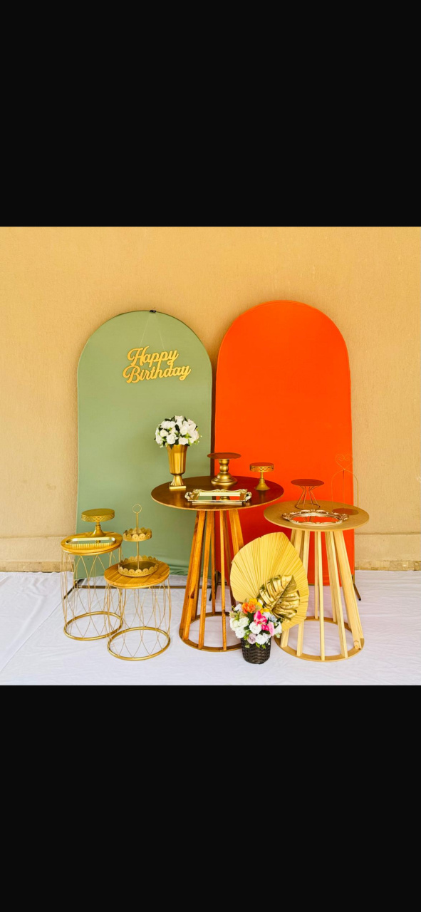 Alugue Tema Para Decoração Festa Laranja E Verde  - Abra Cadabra Pegue e Monte