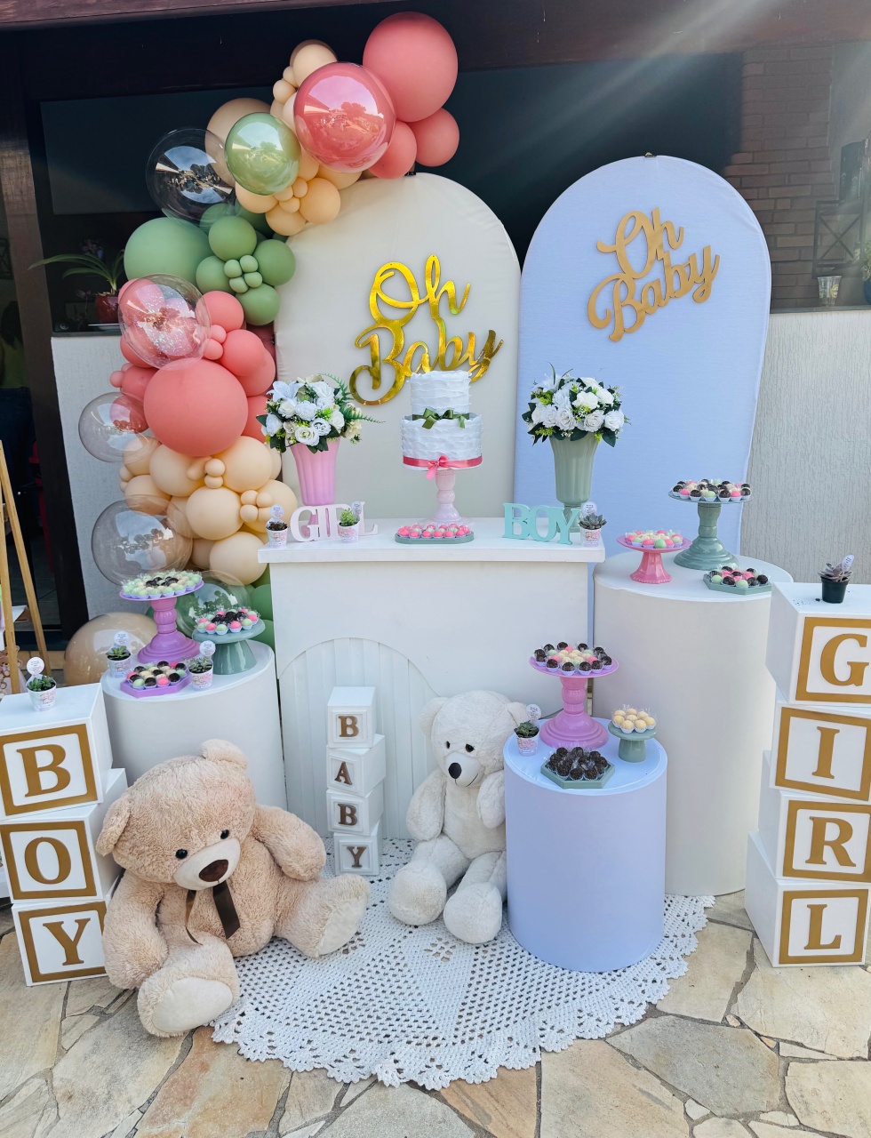 Alugue Tema Para Festa Decoração Chá de Bebê Boy Girl - Abra Cadabra Pegue e Monte