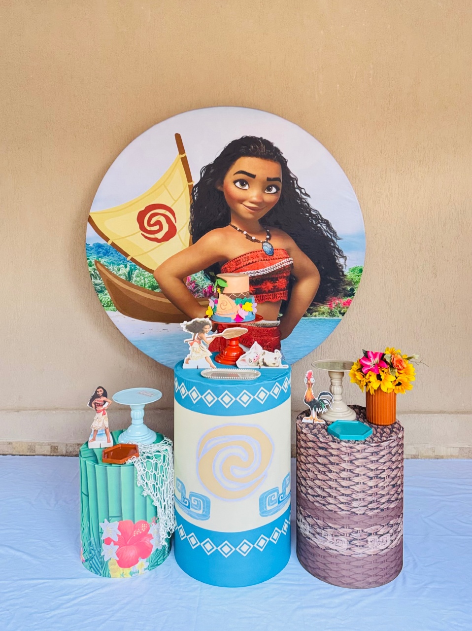 Alugue Tema Para Festa Decoração Moana (Modelo 1) - Abra Cadabra Pegue e Monte
