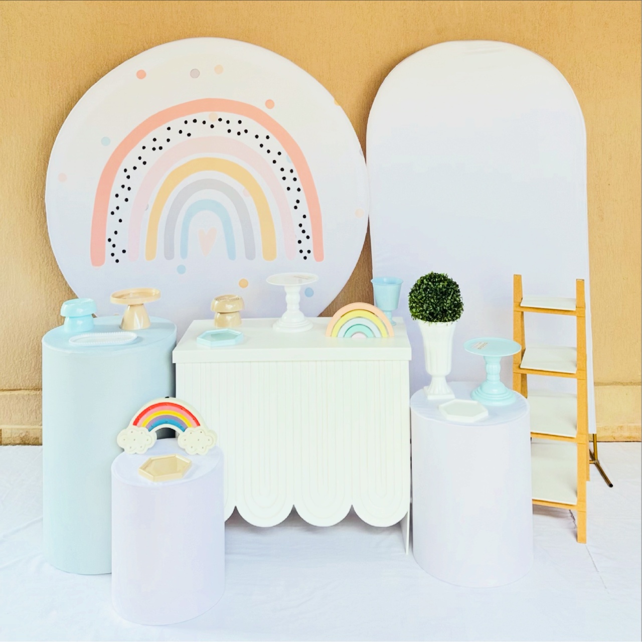 Alugue Tema Decoração Festa Arco Íris  - Abra Cadabra Pegue e Monte