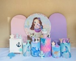 Alugue Tema Para Festa Decoração Sereia Baby (Modelo 2) - imagem 1