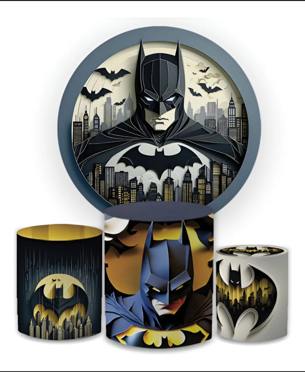 Alugue Tema Para Festa Decoracão Batman - Abra Cadabra Pegue e Monte