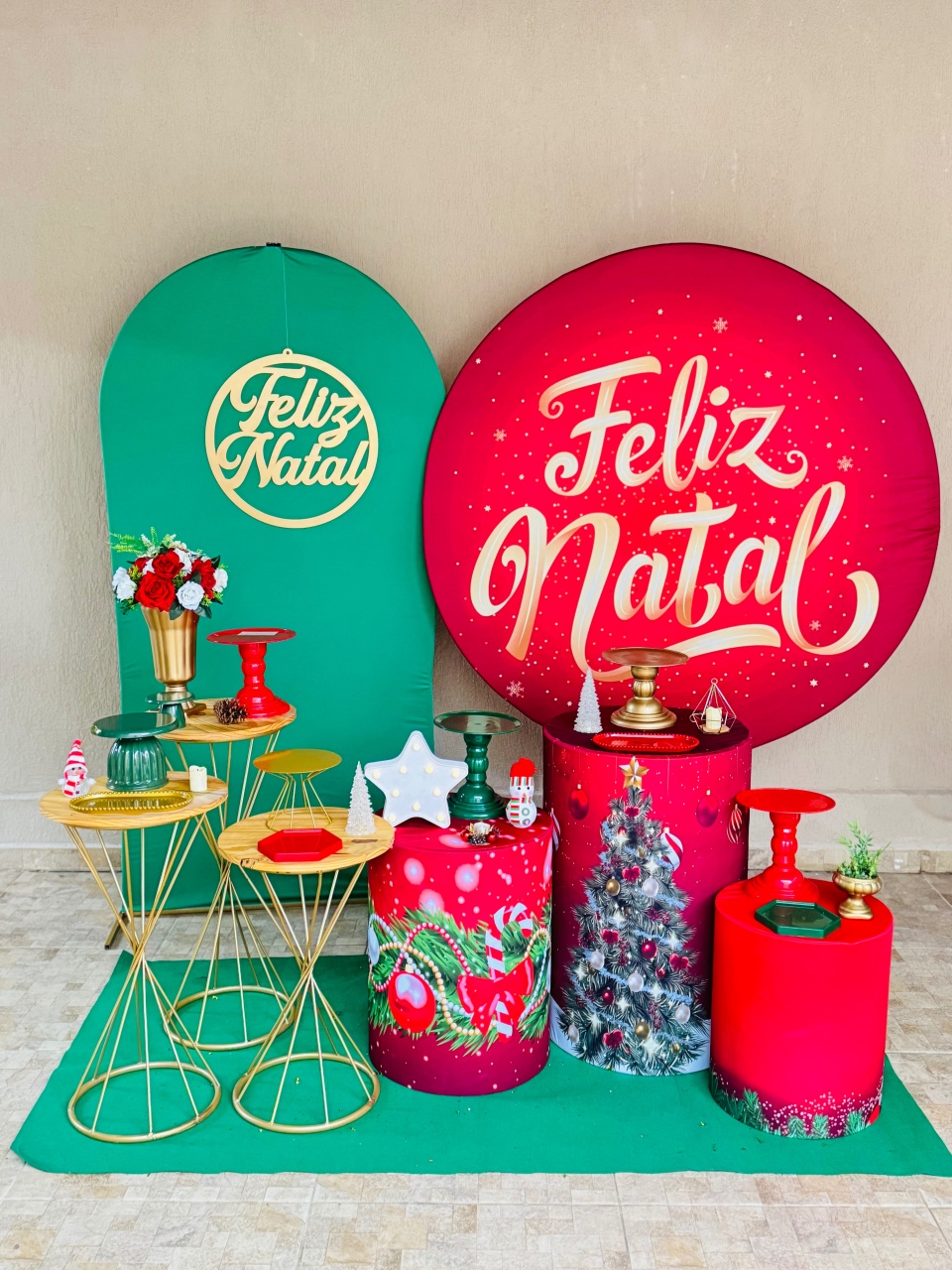 Alugue Tema Para Festa Natal (Modelo 3) - Abra Cadabra Pegue e Monte