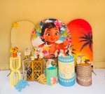 Alugue Tema Para Festa Decoração Moana Baby (Modelo 3) - imagem 1